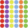 36Pcs 6 Inch Floor Stickers for Classroom, Floor Dots for Line up Markers Self Adhesive Vinyl Floor Decals for Preschool and Kindergarten Elementary