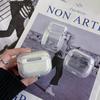 INS Transparent Earphone Case for AirPods 3 Pro Soft TPU Protective Cover for AirPods 2 Anti-drop Case