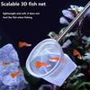 Extendable Handle Aquarium Dip Net Stainless Steel Fishtanks Cleaning Net  Aquarium