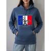 Paris City Of Love Printing Hoodies Women Autumn Winter Fleece Warm Sweatshirts Basics Pocket Pullovers Casual Loose Clothes