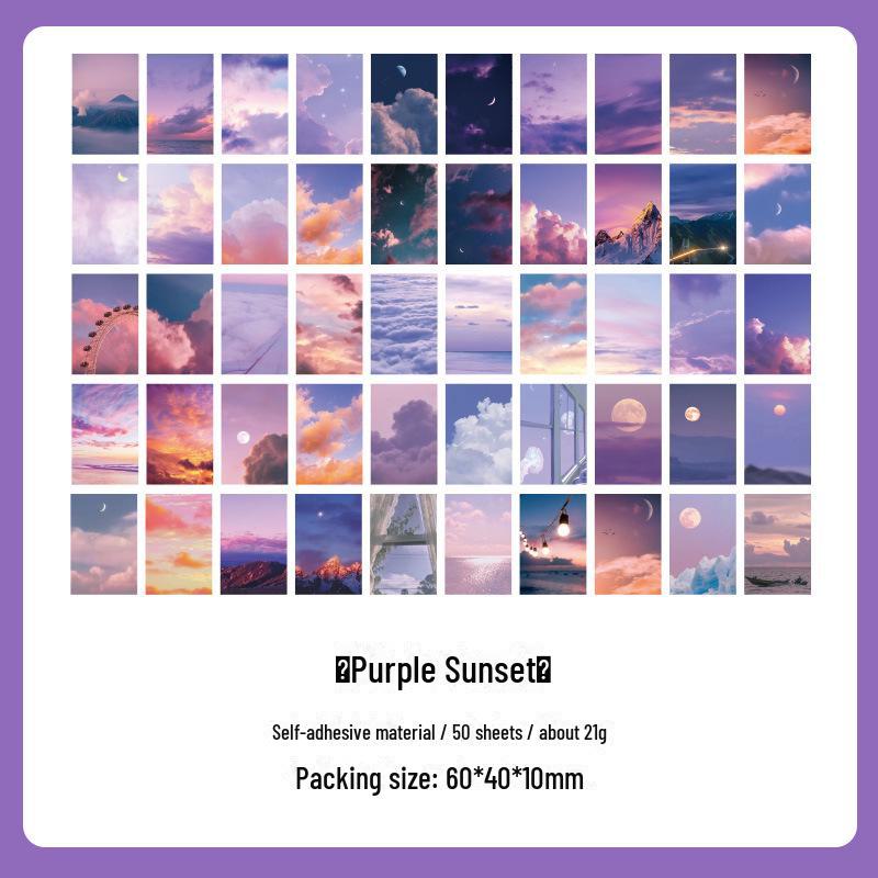 

История звездного неба Юэчжэнь: Творческий блокнот-наклейка «сделай сам»