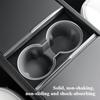 For Tesla New Model 3+ Highland 2025 Silicone Car Cup Holder Central Control Armrest Box Fixed Cup Slot Storage Beverage Holder