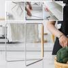 Kitchen Rag Storage Rack Hanging Cloth Shelf Holder Organizer Iron Multifunction Sundries Vertical Restaurant Drying Holder