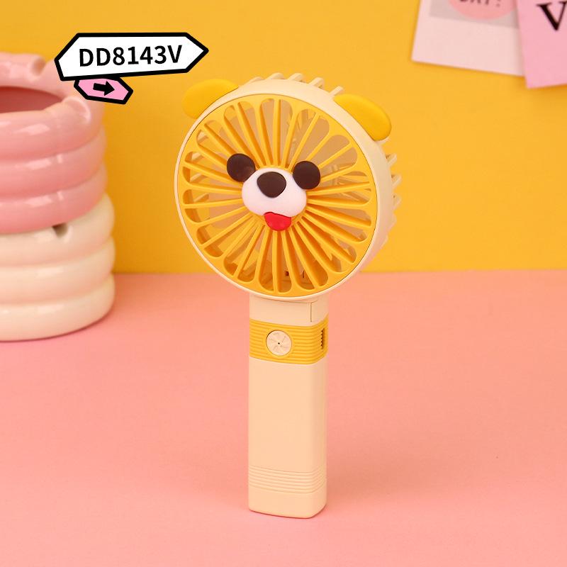 Portable Cartoon Animal USB Handheld Mini Fan Color