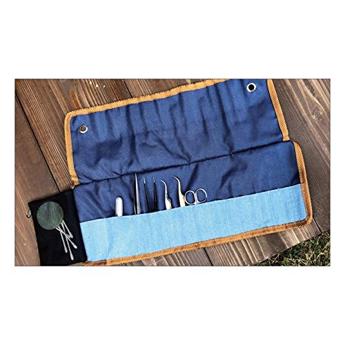 STAR-M Drill Roll Bag, Mini, Blue, 15 Pockets, 7001