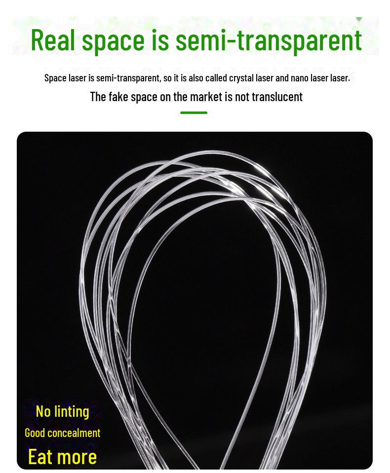 Japanese Ultra-Soft Nano Fly Fishing Line with Strong Tension and Anti-Roll Laser Technology