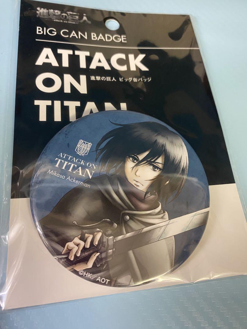 

[USED] Mikasa Big Can Badge WIT STUDIO Attack on Titan