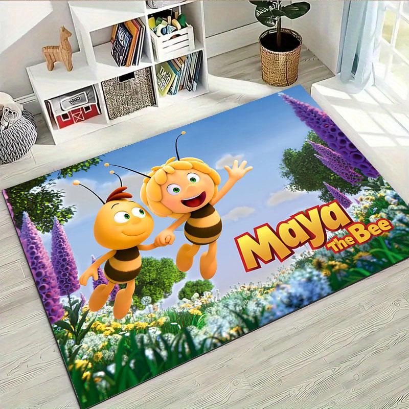 Maya the Bee Rug , suitable for living room, bedroom, game room, computer room and home décor.