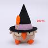 Black Cat Crow Magic Hat Owl Ghost Halloween Plush Toys Scared Black Cat Dolls Stuffed Soft Animal Toy Halloween Party Decor