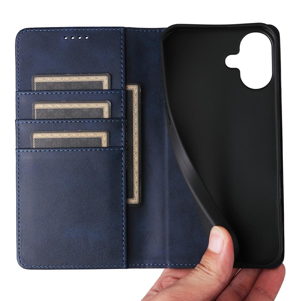 Etui na iPhone 17 z blokadą RFID, skórzane PU, portfel na telefon