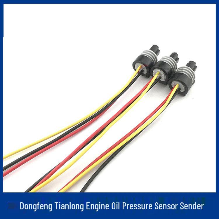 Compatible Air and Engine Oil Pressure Sensor Plug for Heavy Trucks (Howo Jiefang J6, Tianlong, Ouman)