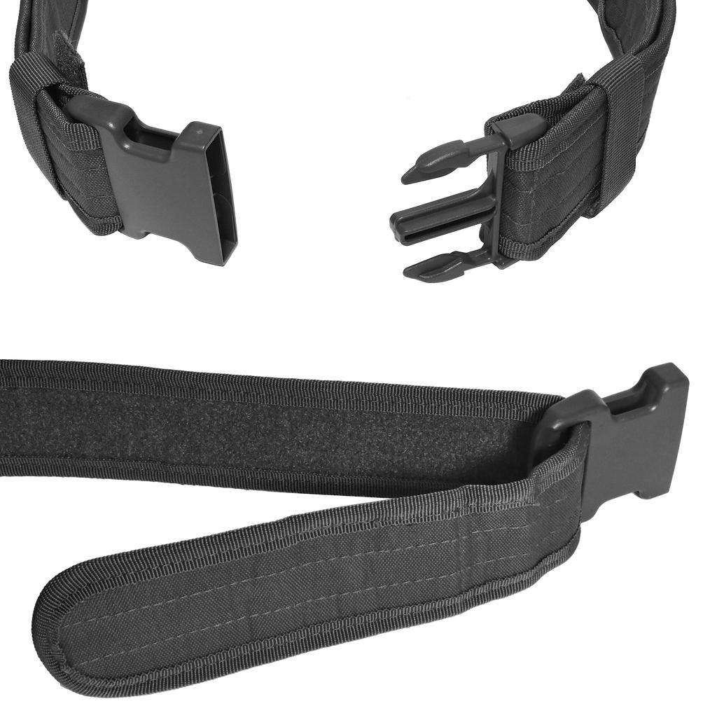 Dhana Style Tactical Waist Military Gun Belt for Outdoor SLM Belt, Heavy-Duty Belt, Airsoft, Activities, DIY, Type (BLACK)