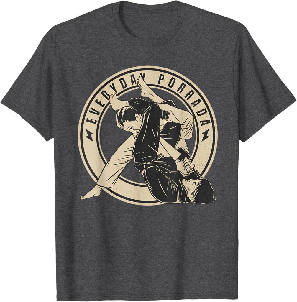 Everyday Porrada Brazilian Jiu Jitsu BJJ Combat Sports TShirt 100 Cotton ONeck Short Sleeve Summer Casual Mens Tshirt