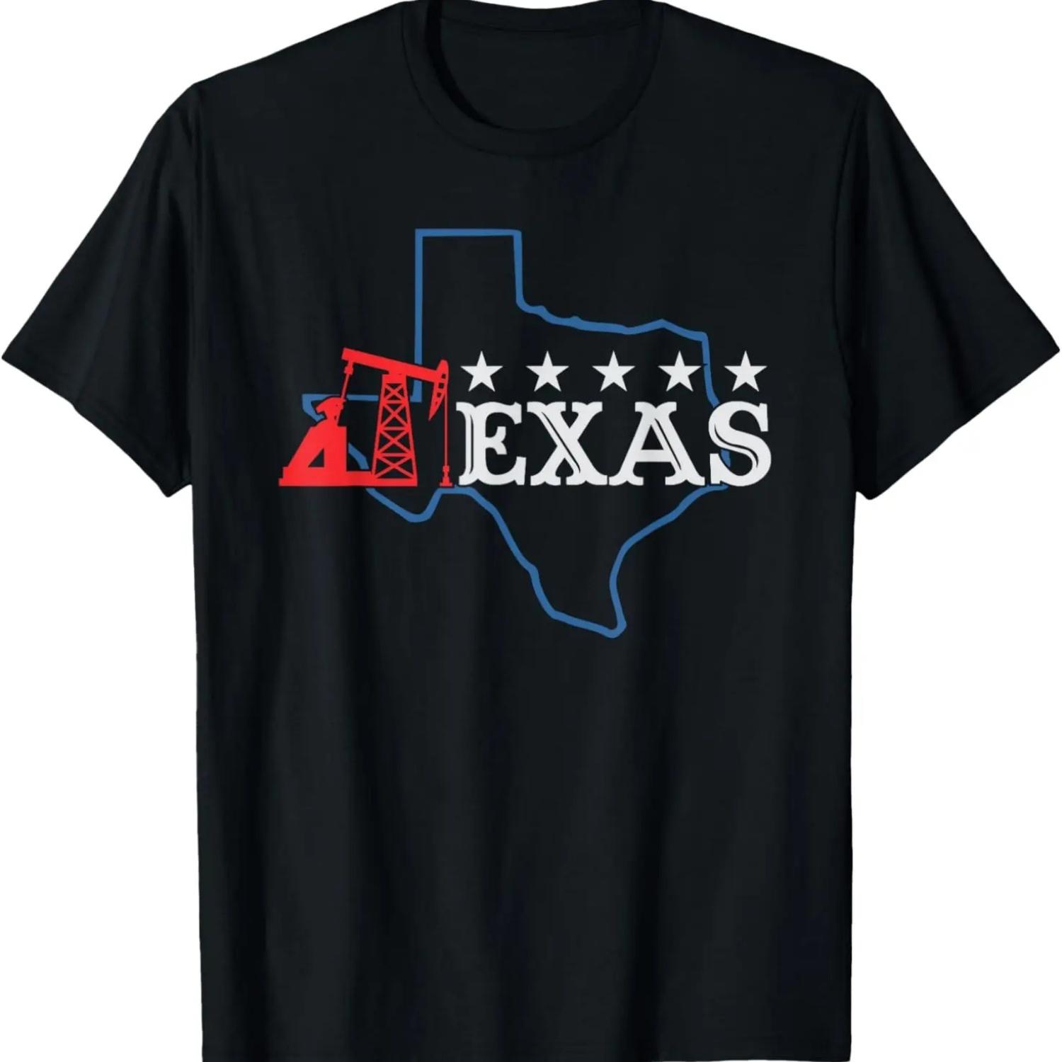 Oil Rig Worker T Shirt Oilfield Texas Workers Gift Texan T-Shirt S