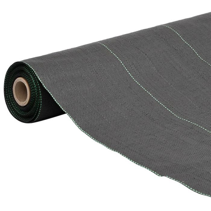 VidaXL Membrane anti-mauvaises herbes noir 1x100 m PP, tissu anti-mauvaises herbes, membrane de contrôle des mauvaises 4005217
