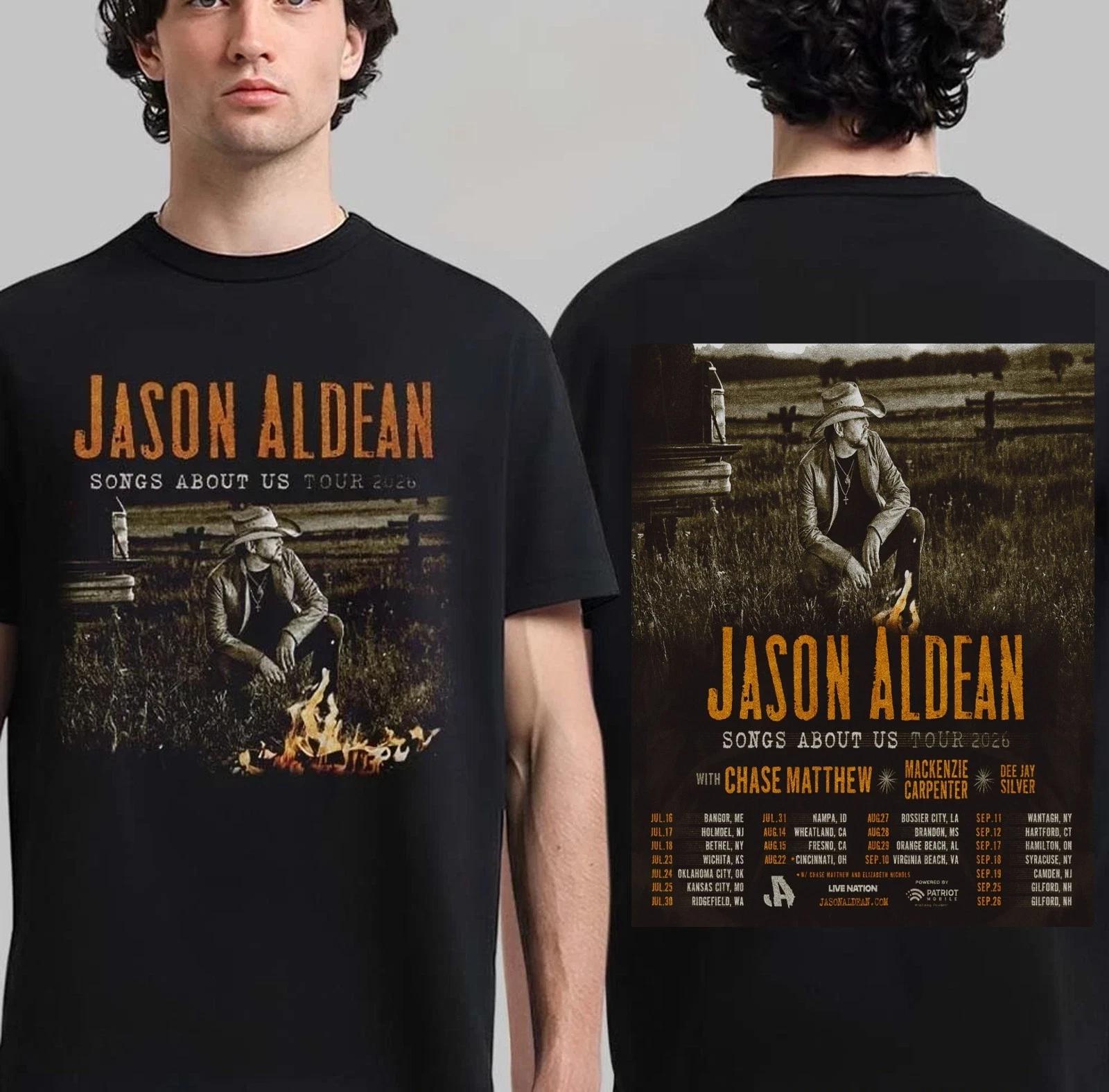 

Jason Aldean Songs About Us Tour 2026 North America T shirt S