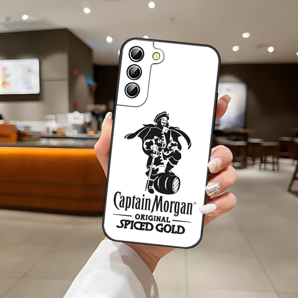 Luxury Rum C_Captain Morgan Phone Case For S25 Samsung S26 S24 Ultra S22 S23 S20 Fe S21 Plus A54 A34 A16 A53 Back Cover