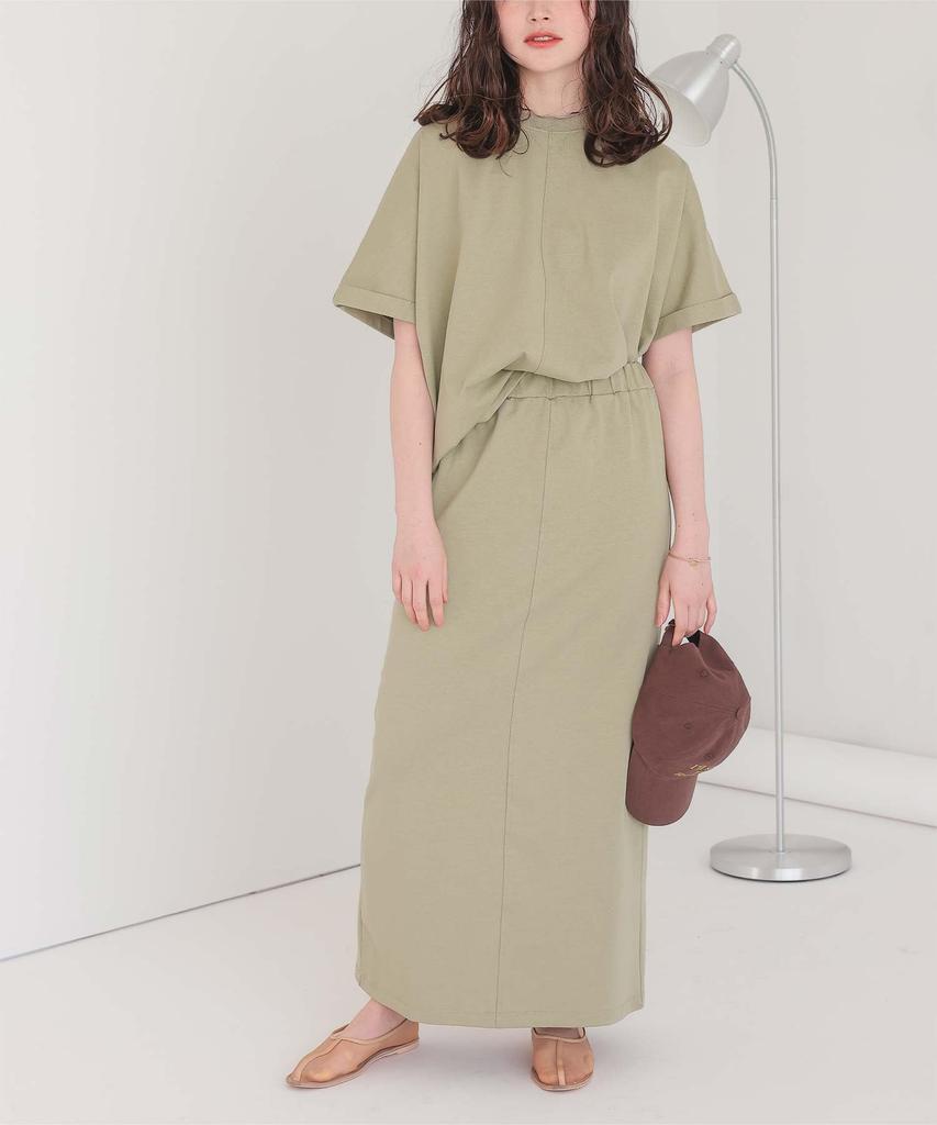 Titibait AFXT0340 Comfortable Cut and Sew Light Medium Women's Set, Green,