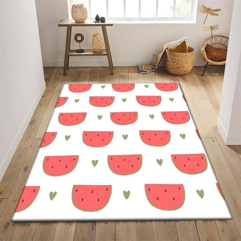 Fruit Lemon Print Floor Mats Door Decoration Home Living Room Floor Mats