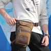 New European and American Retro Outdoor Sports Leg Bag Canvas Waist Packs Fashion Men's Messenger Bag