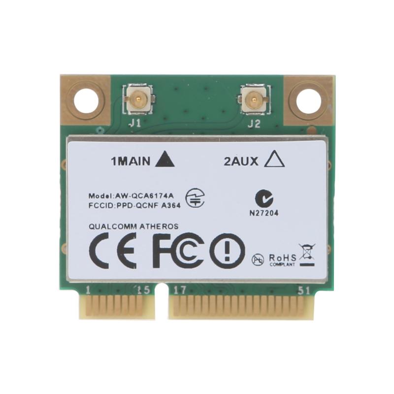 Wireless K Card QCA6174 Atheros 802.11ac  Band 2.4/5GHz 1200Mbps  PCI-E WiFi Card Bluetooth-compatible4.1