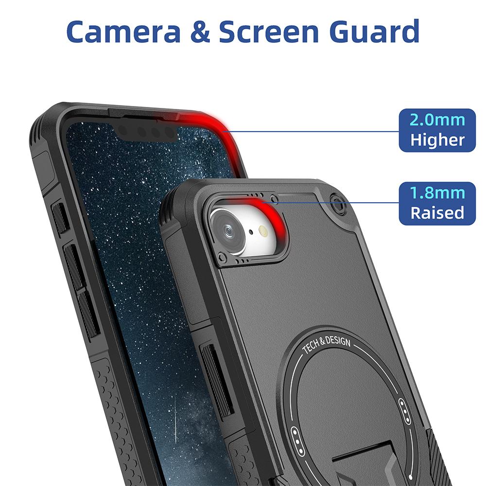Bracket Holder Case for Iphone 16e Iphone16e 16 Pro Max 15 14 Plus 12 13 Drop Protection Mobile Phone Accessories Covers
