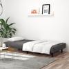 Vidaxl 2-Seater Sofa, Dark Grey, Upholstered In Velvet