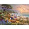 1000 Piece Puzzle :thomas Kinkade : Donald and Daisy, Disney : a Duck Afternoon
