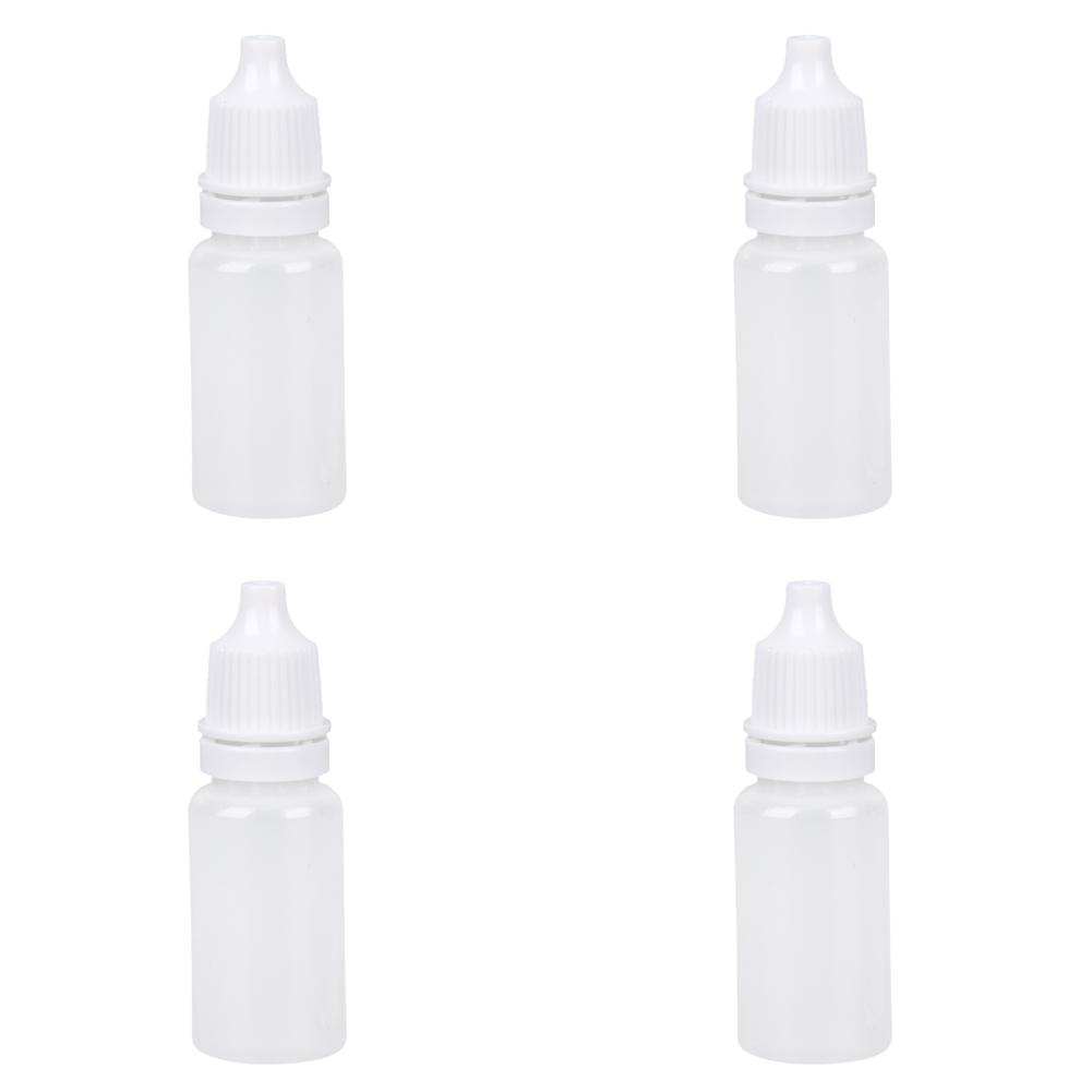 50pcs 5/10/15ml Eye Dropper Bottles Squeezable Eye Drop Bottle Portable Eye Liquid Dropper for Solvents Essence Eye Drops Saline