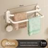 Yipan Space Aluminum No-Punch Double Towel Rack