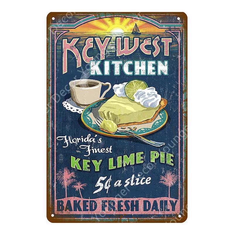 Wonder Bread Metal Signs Handmade Pies Vintage Poster Kitchen Decor Cafe Bar Shop Decorative Plate Food Cook Wall Sticker YI-154