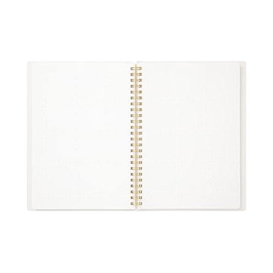 DESIGNPHIL MIDORI Note Ring Note Color Dot Square White A5 15331006