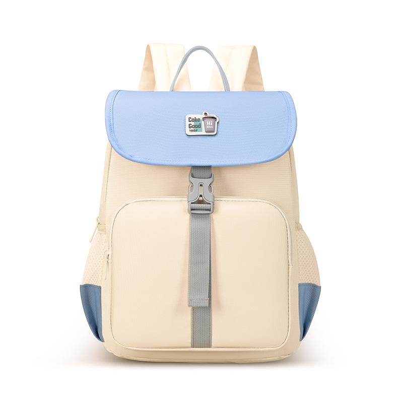 School Bag High-quality Kindergarten Cute Treasure Contrasting Color Backpack Primary School Students 1-2 Grades Spring Outing Backpack Gift Printing