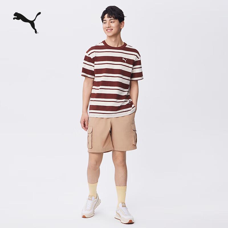 PUMA American Retro Striped Short-Sleeve T-Shirt