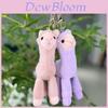 Adorável Boneca Alpaca de Pelúcia Macia em Cores Pastel Perfeita Para Presente de Aniversário e Decoração