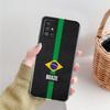 Phone Case For Samsung A15 A13 A35 A55 A51 A71 A41 A31 A21S A03S A05 A17 A23 A25 A33 A53 A73 5G A07 4G Cover Large Brazil Flag