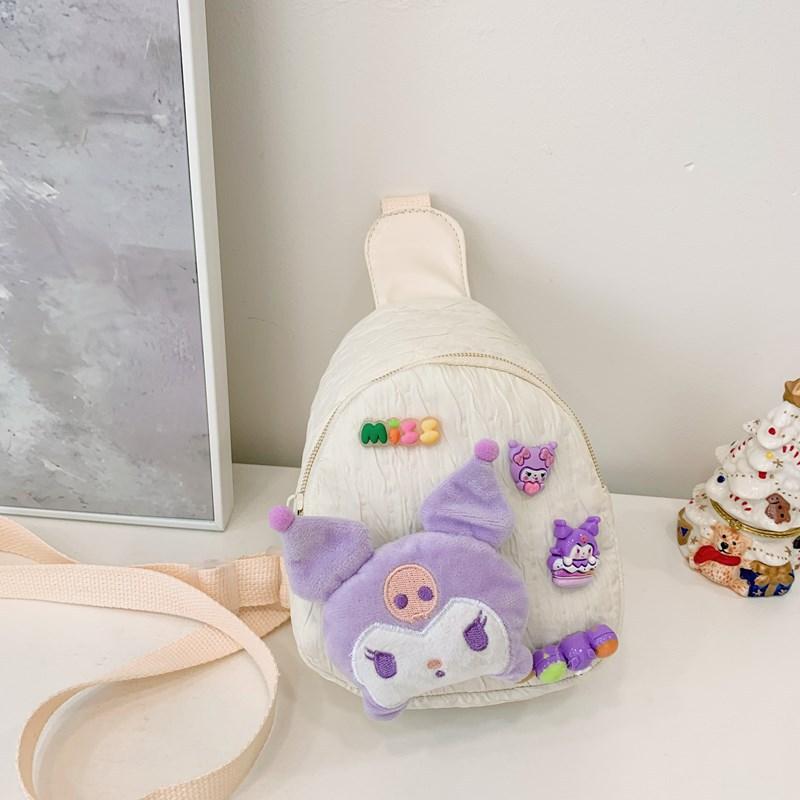 Cartoon-style Kindergarten Baby Boys' and Girls' Backpack - Fashionable Single-shoulder Crossbody Bag