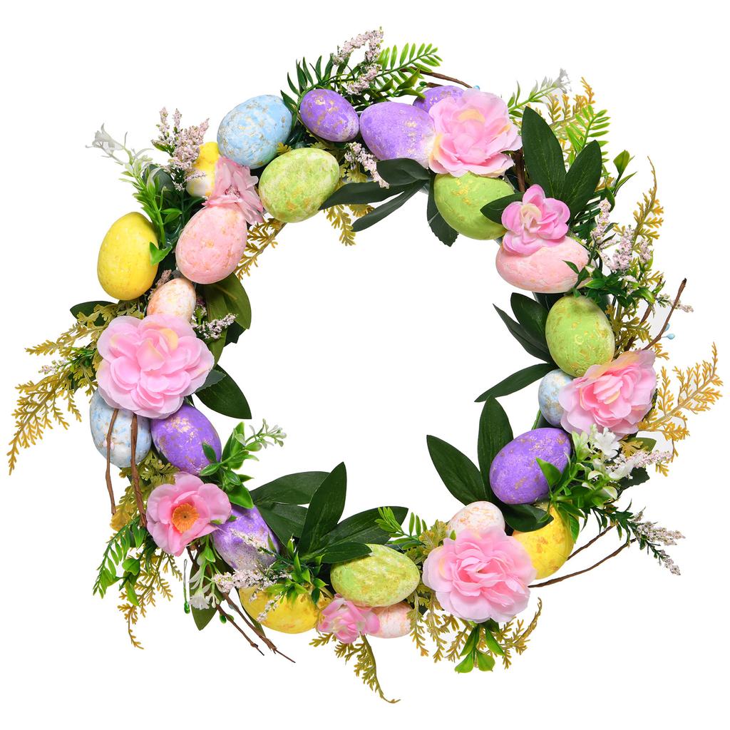 Easter Egg Easter Egg Wreath Pendant Valentine'S Day Easter Decoration Home Window Door Hanging