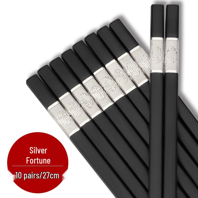 Jingyu Melamine Alloy Chopsticks Set