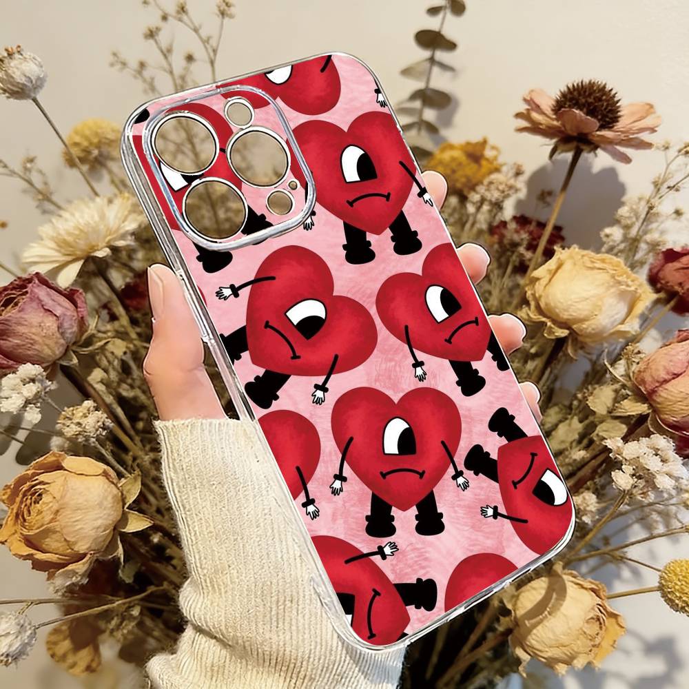 

Чехол для телефона Bad B-bunny F-fondo Прозрачный Силиконовый Мягкий Для iPhone 17 16 15 14 13 12 11 Mini Pro Max Plus iPhone13PRO