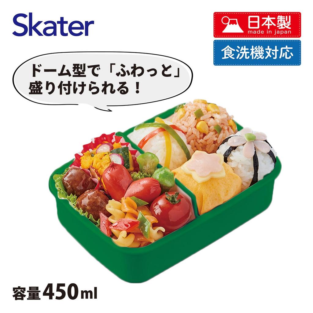 Skater Lunch with a Soft Single Made in Ghibli Totoro and Catbus for Boys and Girls Children's Box, 450ml, Dome-Shaped Lid, Tier, Japan, Design,