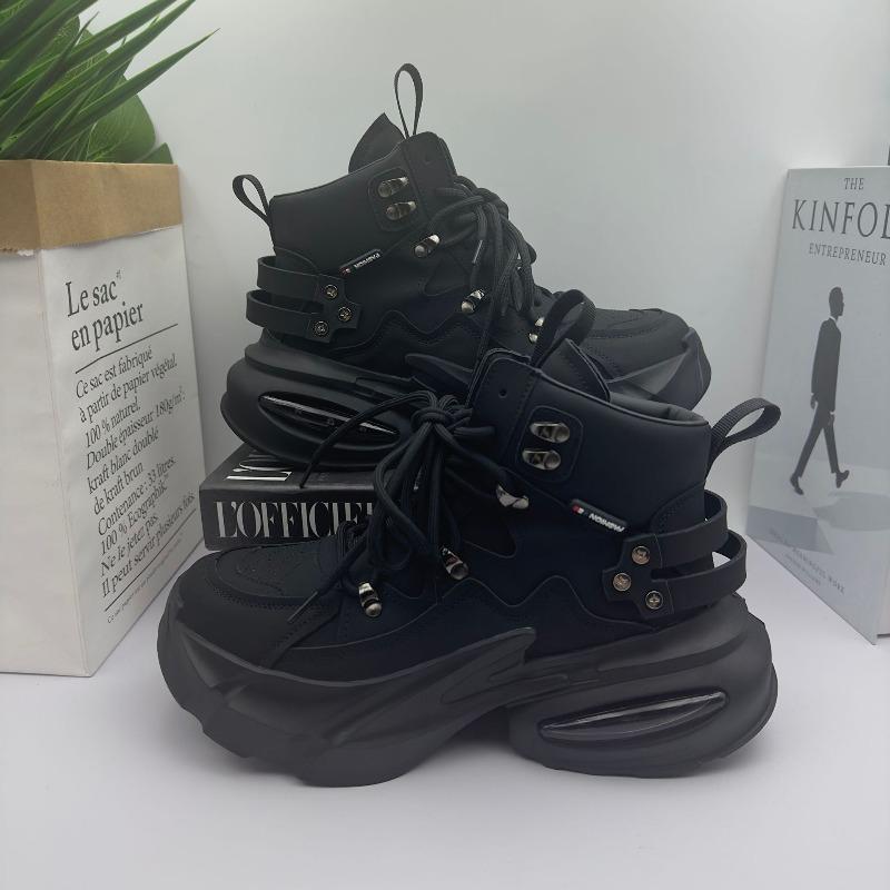 Paar Qualität High Top Sneaker Rutschfest Abriebfest Plateau Herren Freizeitschuhe Damen Mesh Weiße Schuhe Chaussure Hommes