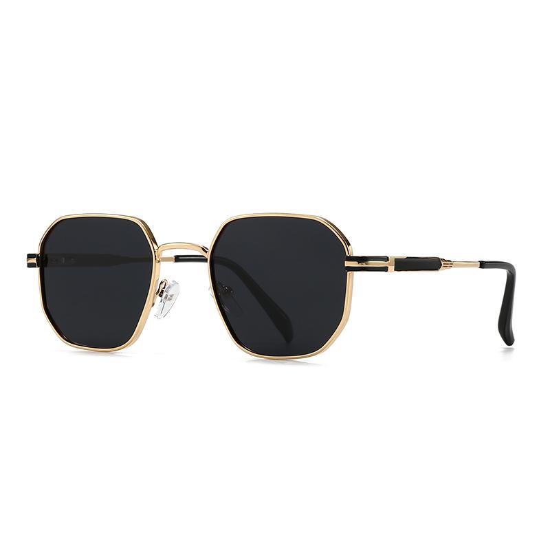 New European And American Style Men'S Aviator Glasses Retro Metal Square Frame Sunglasses  Ready Stock 1435