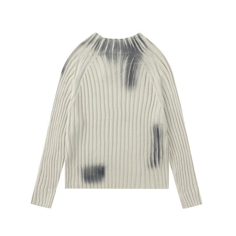 Womens Vintage Crew Neck Knit Sweater Streetwear Casual Slim Fit Pullover Teens Winter Long Sleeve Top