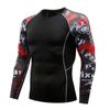 Herren Quick-Dry Langarm Sportstrumpfhose & Trainingsshirt