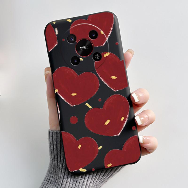 Cute Cartoon Case For ZTE Blade V70 MAX / ZTE Nubia V70 Max Printing Shell Protective Cover Soft Silicone Black Casing