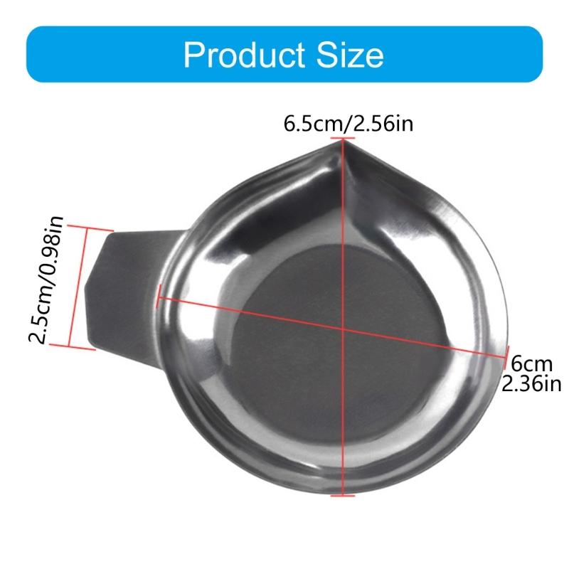 Precise Stainless Steel Mini Weighing Dishes Excellent for Accurate Measurements In Kitchens and Laboratories Analysis