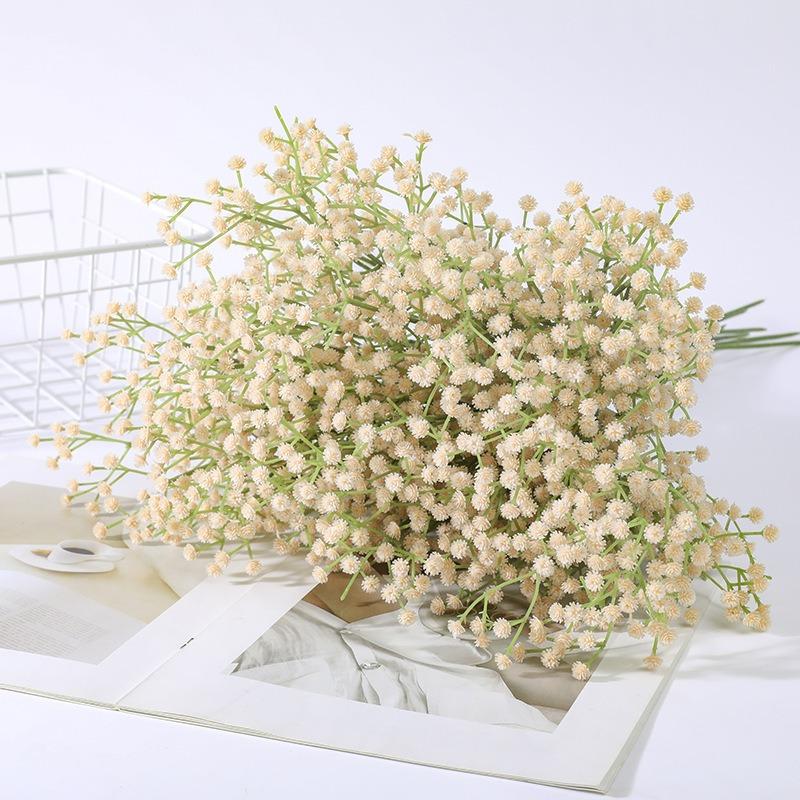 1Pcs Babys Breath Artificial Flowers Bouquet Gypsophila Fake Flowers for Home Decor Table DIY Vase Ornament Wedding Decorations