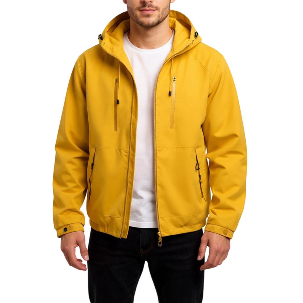 Men's  Fashion  Leisure  Hooded Hood  Outdoor  Jacket  Coat
