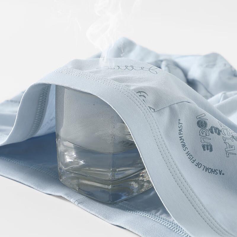 Fenteng Ke'an Men's 4-Pack Cotton Antibacterial Printed Boxer Briefs